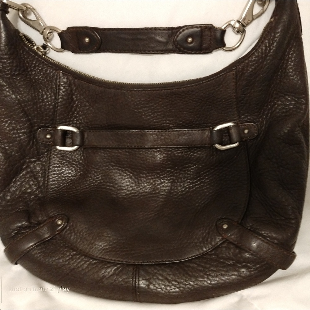 Cole haan brown leather handbag